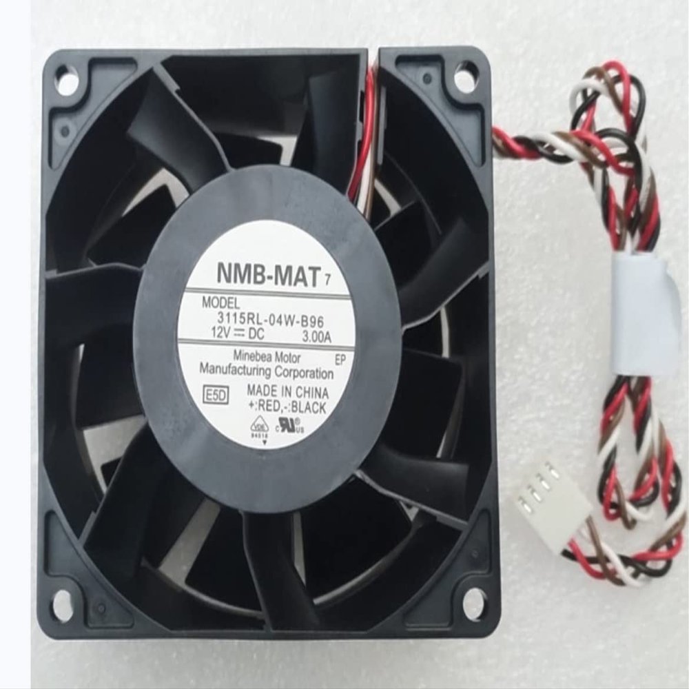 3115RL-04W-B96 80x80x38mm 12V 3A 8CM 4-Wire Cooling Fan