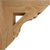 4"W x 16"D x 16"H Merced Slat Rough Sawn Bracket, Douglas Fir view 3