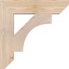 3 1/2"W x 18"D x 18"H Westlake Slat Smooth Bracket, Douglas Fir view 3