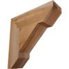 3 1/2"W x 14"D x 14"H Traditional Slat Smooth Bracket, Douglas Fir view 1