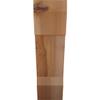 3 1/2"W x 14"D x 14"H Traditional Slat Smooth Bracket, Douglas Fir view 2