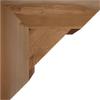 3 1/2"W x 14"D x 14"H Traditional Slat Smooth Bracket, Douglas Fir view 3