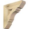 4"W x 16"D x 16"H Olympic Slat Rough Sawn Bracket, Douglas Fir view 1
