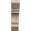 4"W x 16"D x 16"H Olympic Slat Rough Sawn Bracket, Douglas Fir view 2