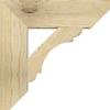 4"W x 16"D x 16"H Olympic Slat Rough Sawn Bracket, Douglas Fir view 3