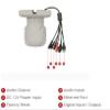 ACTI CORPORATION A421 8MP IR, Extreme WDR, SLLS Outdoor Network Bullet Camera with 2.8-12mm varifocal, 4.3X Zoom Lens,White. view 2