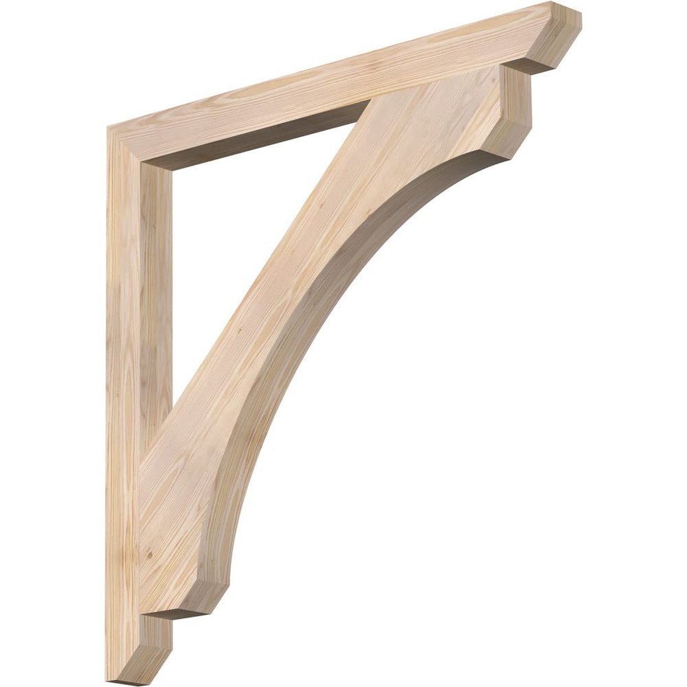 3 1/2"W x 42"D x 42"H Legacy Slat Smooth Bracket, Douglas Fir