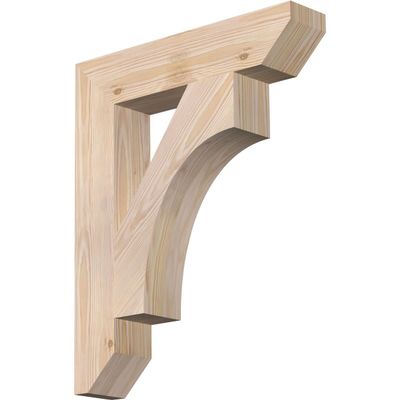 3 1/2"W x 18"D x 22"H Westlake Slat Smooth Bracket, Douglas Fir