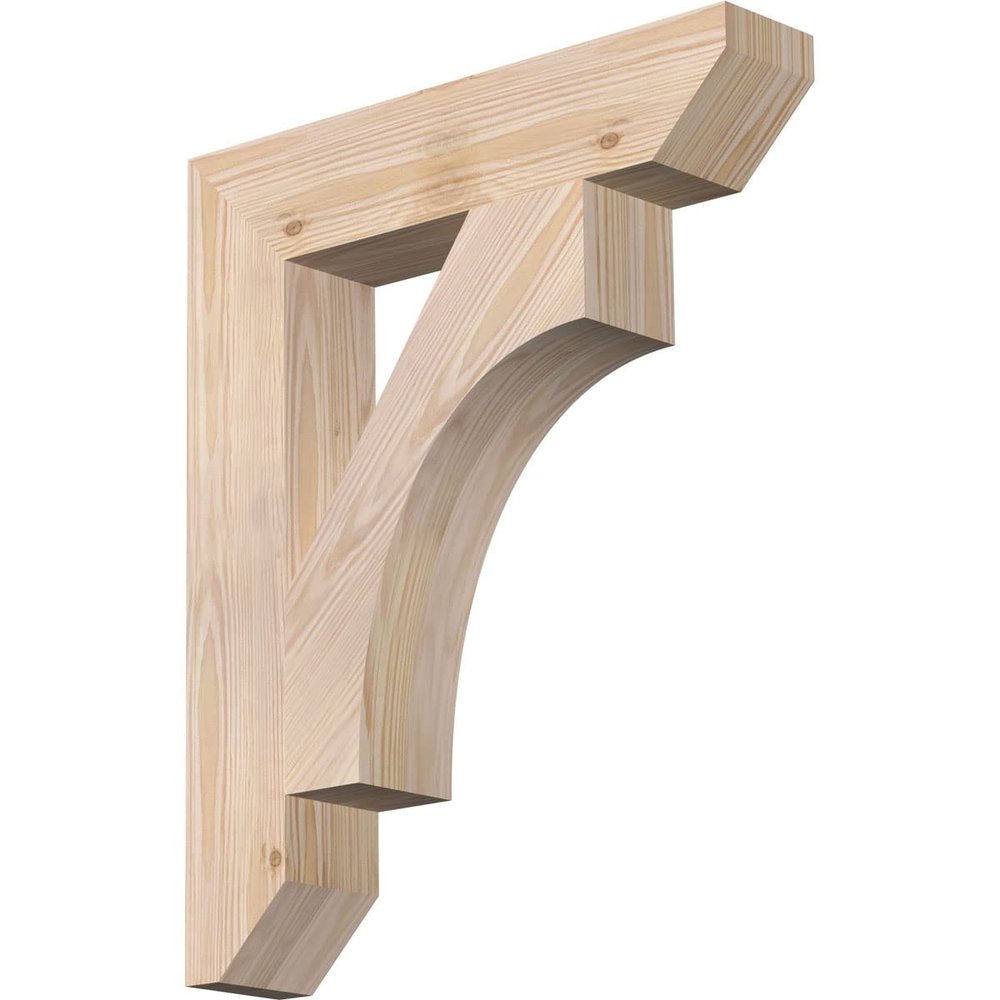 3 1/2"W x 18"D x 22"H Westlake Slat Smooth Bracket, Douglas Fir