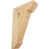 3 1/2"W x 14"D x 22"H Traditional Slat Smooth Bracket, Douglas Fir view 1