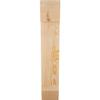 3 1/2"W x 14"D x 22"H Traditional Slat Smooth Bracket, Douglas Fir view 2