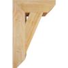 3 1/2"W x 14"D x 22"H Traditional Slat Smooth Bracket, Douglas Fir view 3