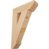 3 1/2"W x 16"D x 24"H Traditional Slat Smooth Bracket, Douglas Fir view 1