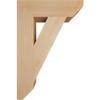 3 1/2"W x 16"D x 24"H Traditional Slat Smooth Bracket, Douglas Fir view 3