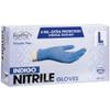 ForPro Professional Collection Disposable Nitrile Gloves, Chemical Resistant, Powder-Free, Latex-Free, Non-Sterile, Food Safe, 4 Mil, Indigo, Large, 100-Count view 2