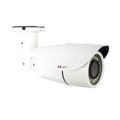 ACTI CORPORATION A415 3MP IR, Extreme WDR, SLLS Outdoor Network Bullet Camera with 2.8-12mm varifocal Lens, 4.3X Zoom, White.