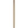 Ekena Millwork GVURRO18DSMPR Timberthane Rustic Smooth Round Faux Wood Non-Functional, Primed Tan Urethane Gable Vents, 18"W x 18"H, Primed view 3