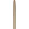 Ekena Millwork GVURHR36X18DSMPR Timberthane Rustic Smooth Half Round Faux Wood Non-Functional, Primed Tan Urethane Gable Vents, 36"W x 18"H, Primed view 3