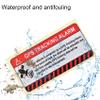 10 Pcs GPS Tracking Sticker, Car Alarm Sticker, Self Adhesive Anti-Theft Car Decals with GPS Tracking Warning Sign, 2 x 4 Inch view 2