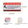 10 Pcs GPS Tracking Sticker, Car Alarm Sticker, Self Adhesive Anti-Theft Car Decals with GPS Tracking Warning Sign, 2 x 4 Inch view 3