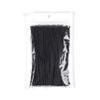 300Pcs Plastic Electrical Cable Twist Ties for Cords 6 Inch Fastening Twist Cable Cord Wire Ties Metal Inner Cores Reusable (Black) (MYY001) view 3