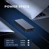 280W USB Tip Charger Fit for MSI GP76 GP66, Leopard GE66 GE76, Raider WE76 WE76-11UX A18-280P1A Laptop S93-0409330-C54 Power Supply Cord view 4