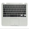 US Replacement Keyboard Compatible for Dell Insprion 3162 3162 3164 082JVP 0PHFK2 with Palmrest Cover view 1