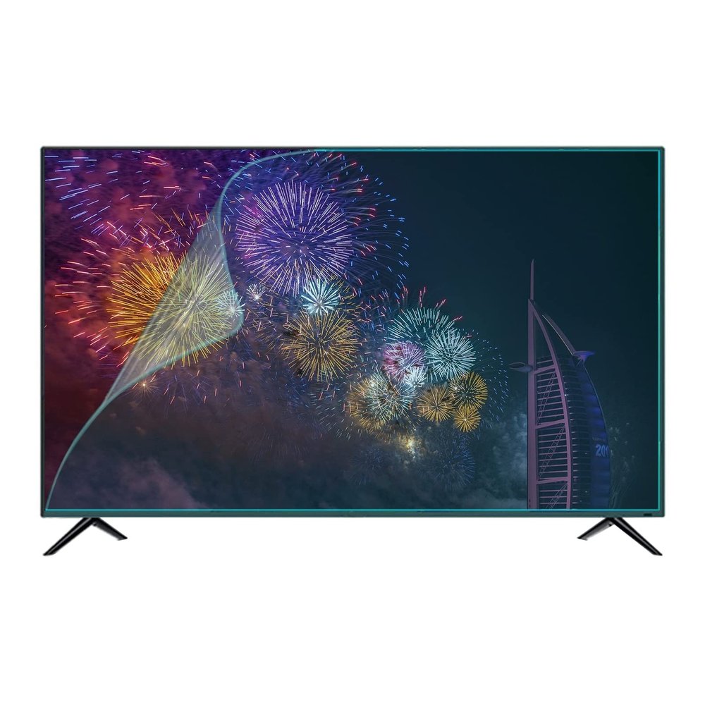 50In (1095616mm) Anti Glare TV Screen Protector - TV Blue Light Blocking Filter - Anti Scratch/Anti-Fingerprint Film for LCD/LED/OLED & QLED 4K HDTV