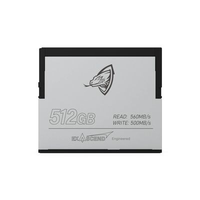 Exascend Archon CFast Card 2.0, Read 560 MB/s, Write 500 MB/s, RED Approved and Compatible with Blackmagic Design, Canon, Hasselblad and Other Cameras