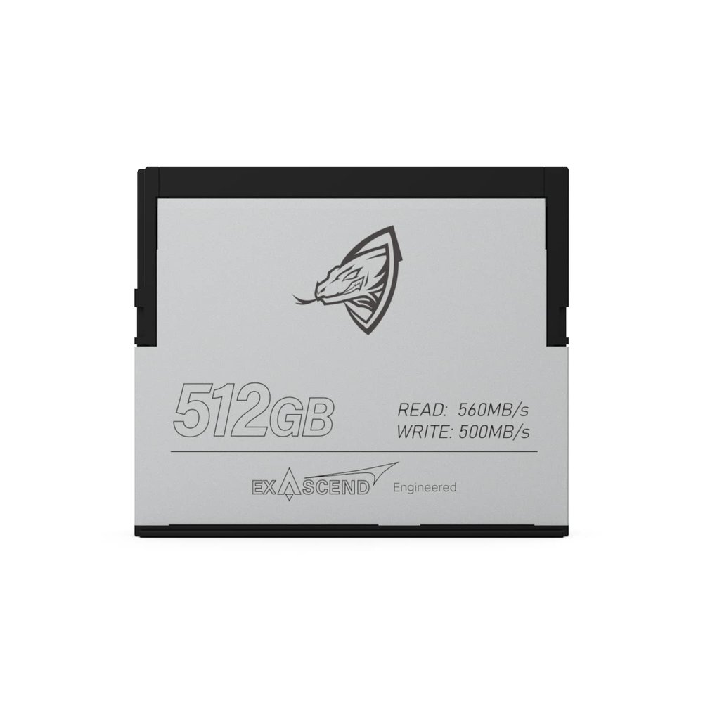 Exascend Archon CFast Card 2.0, Read 560 MB/s, Write 500 MB/s, RED Approved and Compatible with Blackmagic Design, Canon, Hasselblad and Other Cameras