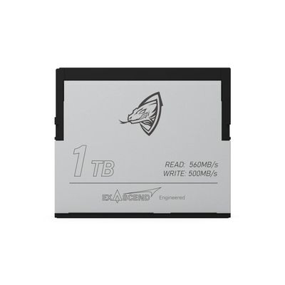 Exascend Archon CFast Card 2.0, Read 560 MB/s, Write 500 MB/s, RED Approved and Compatible with Blackmagic Design, Canon, Hasselblad and Other Cameras