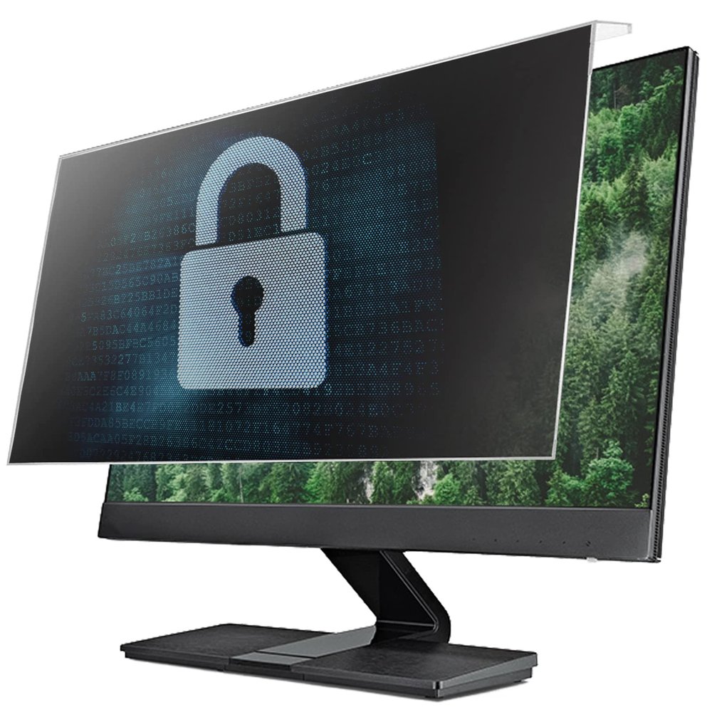JCSKY 17-32 Inch Computer Privacy Protection Film, Hanging Dust-Proof Panel, Anti-Blue Light to Protect The Eyes, Dust-Proof Panel for Public Scenes,21.5in(491288mm)