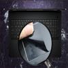 2PCS Special Laptop Black Matte Trackpad Skin/Touchpad Skin/Mouse pad Vinyl Skin Sticker Cover Protector Film for Lenovo ThinkPad T15 Gen 1 view 4