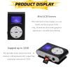 Mp3 Player, Portable Mini MP3 Music Player with Headphone and USB Cable, Back Clip Lossless Sound Music Player for Kids Adults, Support 32GB(Black) view 3