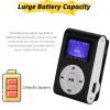 Mp3 Player, Portable Mini MP3 Music Player with Headphone and USB Cable, Back Clip Lossless Sound Music Player for Kids Adults, Support 32GB(Black) view 4
