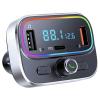 Bluetooth FM Transmitter for Car Wireless Radio Adapter Kit, Hands-Free Calling Dual Microphone, Fast Charging 18W & PD 20W for All Smartphones Audio Players, Supports TF/SD Card and USB Disk view 1