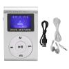 Mp3 Player, Portable Mini MP3 Music Player with Headphone and USB Cable, Back Clip Lossless Sound Music Player for Kids Adults, Support up to 32GB(Silver) view 1