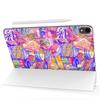 Cavka Case for iPad Pro 13 M4 Air M2 11 2024 4th 10.9 2022 10.2 12.9 10.5 9.7 Mini 6 5 4 3 2 1 Street Anime Japanese Print Magnetic New Snacks Kawaii Closure Food Stand Korean Slim fit Design view 4