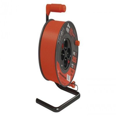 4-socket reel extension cable with/u 25m H05VV-F 3G1.5 IP20 P194253 emos 8592920058183