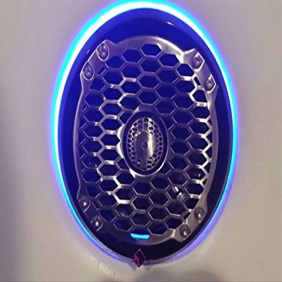 BLAST LED- 2pc Aftermarket Replacement LED Speaker Light Rings compatable for Rockford Fosgate M282 PM282 Speakers; Pre- Drilled Screw Holes (Red)