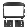 Aramox Car Stereo Radio Fascia Navigation Frame Car Fascia 2DIN ABS Audio CD DVD Modified Panel Frame Replacement for 2006 view 1