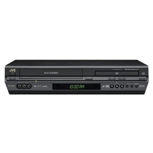 JVC HRXVC26U Progressive-Scan DVD/VCR Combo , Black (Renewed)