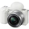 Sony ZV-E10 Mirrorless Camera with 16-50mm Lens (White) Bundle - ILCZV-E10L/W + Sony 55-210mm Zoom Lens + Prime Accessory Package Including 128GB Memory, TTL Flash, Battery, Software Package & More view 2