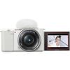Sony ZV-E10 Mirrorless Camera with 16-50mm Lens (White) Bundle - ILCZV-E10L/W + Sony 55-210mm Zoom Lens + Prime Accessory Package Including 128GB Memory, TTL Flash, Battery, Software Package & More view 4
