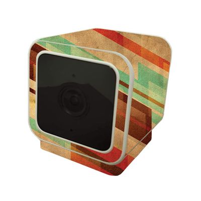 MightySkins Skin Compatible with Wyze Cam V3 - Abstract Wood | Protective, Durable, and Unique Vinyl Decal wrap Cover | Easy to Apply, Remove, and Change Styles | Made in The USA