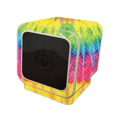 MightySkins Carbon Fiber Skin Compatible with Wyze Cam V3 - Tie Dye 2 | Protective, Durable Textured Carbon Fiber Finish | Easy to Apply, Remove, and Change Styles | Made in The USA
