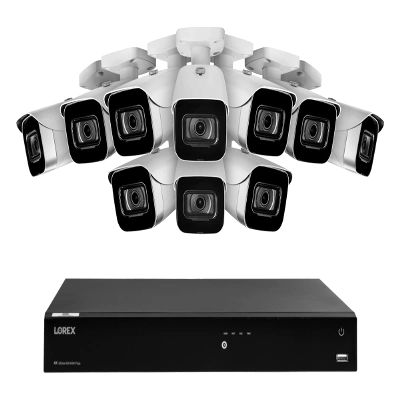 16-Channel Fusion NVR System with 4K (8MP) IP Cameras 10 / White