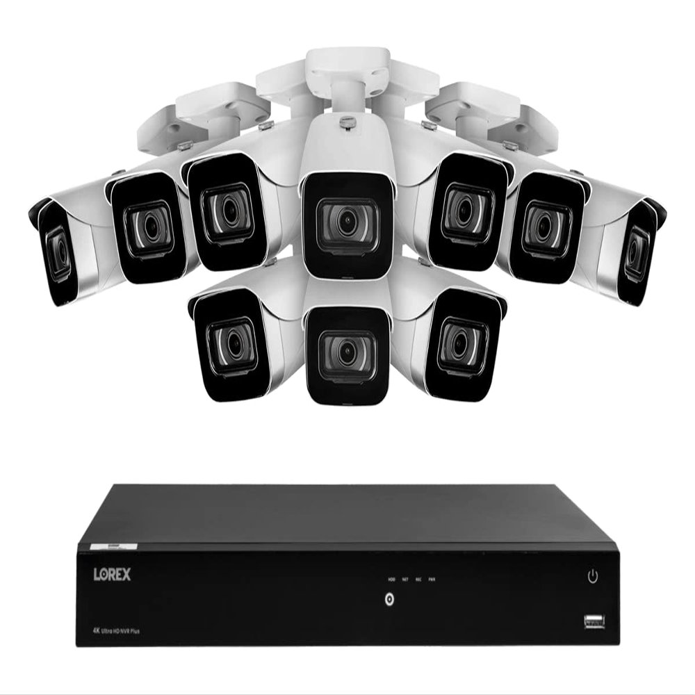 16-Channel Fusion NVR System with 4K (8MP) IP Cameras 10 / White