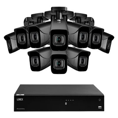 16-Channel Fusion NVR System with 4K (8MP) IP Cameras 10 / Black