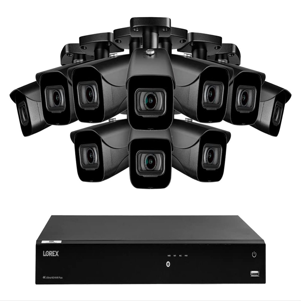 16-Channel Fusion NVR System with 4K (8MP) IP Cameras 10 / Black